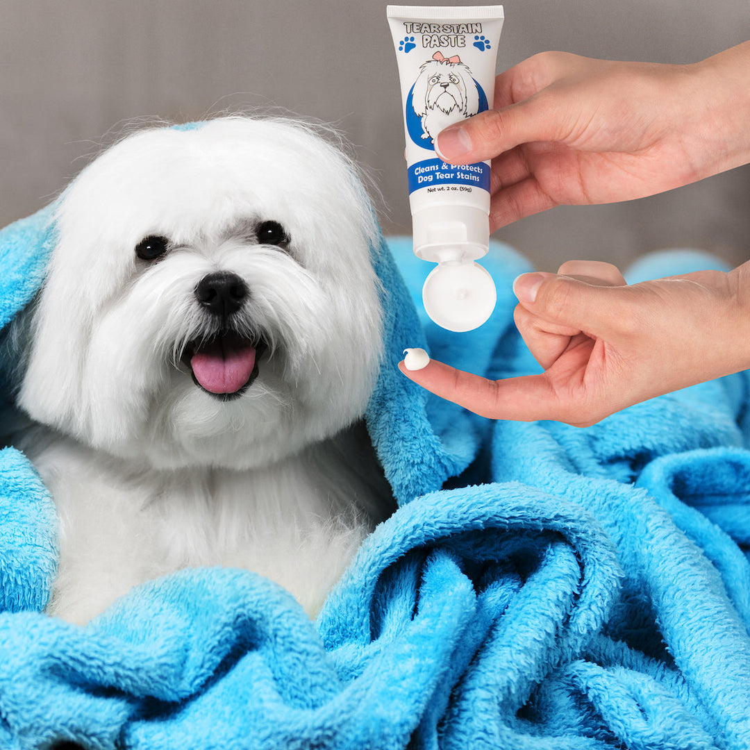 Squishface Tear Stain Paste Dog Tear Staining Maltese with Bottle