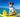 Picture of dog on paddleboard in summertime