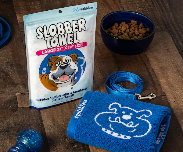 squishface slobber towel blog graphic