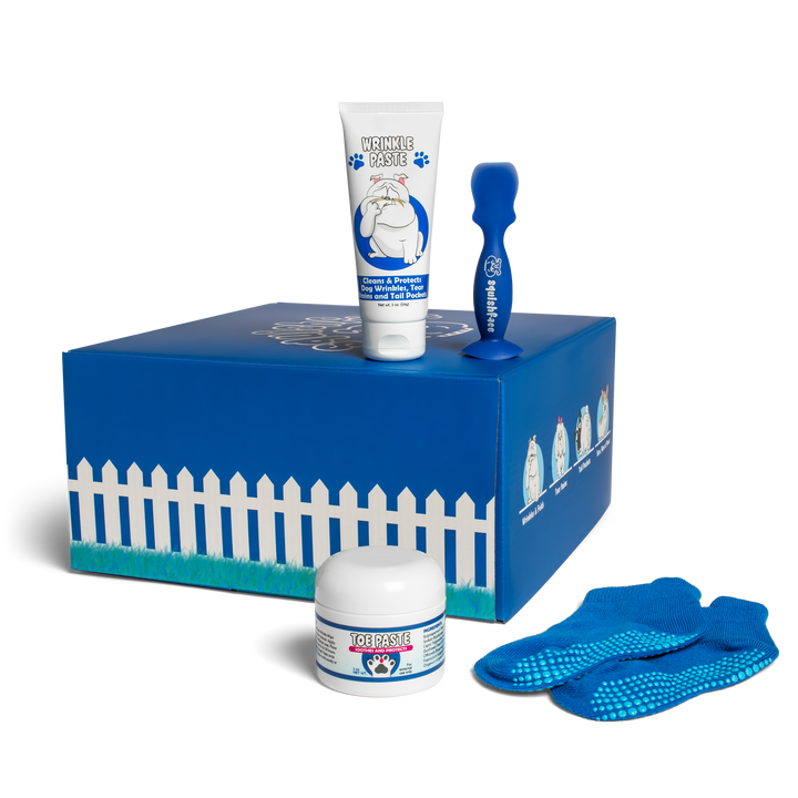 The Tippy-Tap Rescue Kit — Toe Paste + Socks + Wrinkle Paste + Applicator (Dog Paw & Wrinkle Care Bundle)