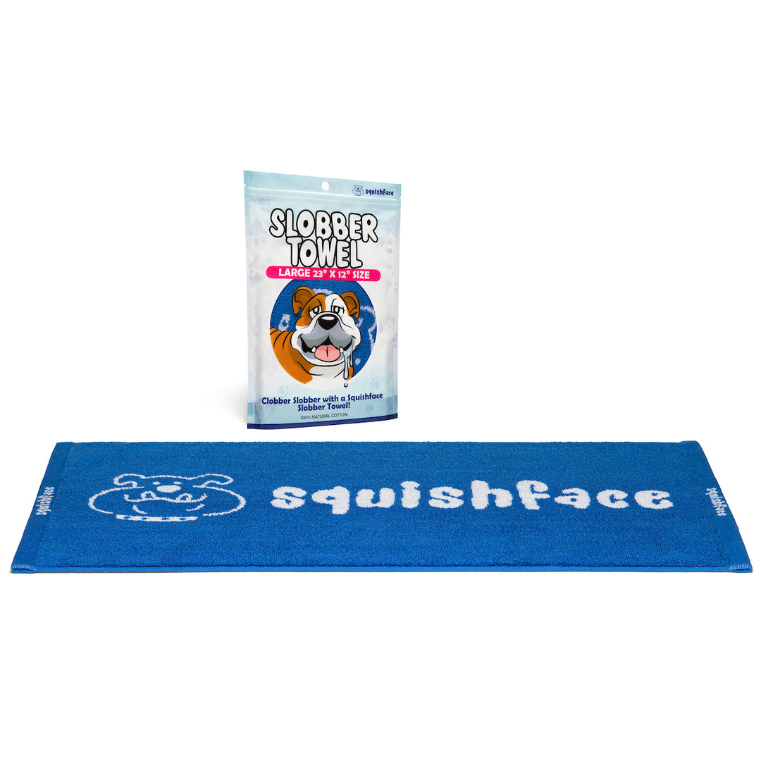 Squishface Slobber Towel – Keep Drool Under Control
