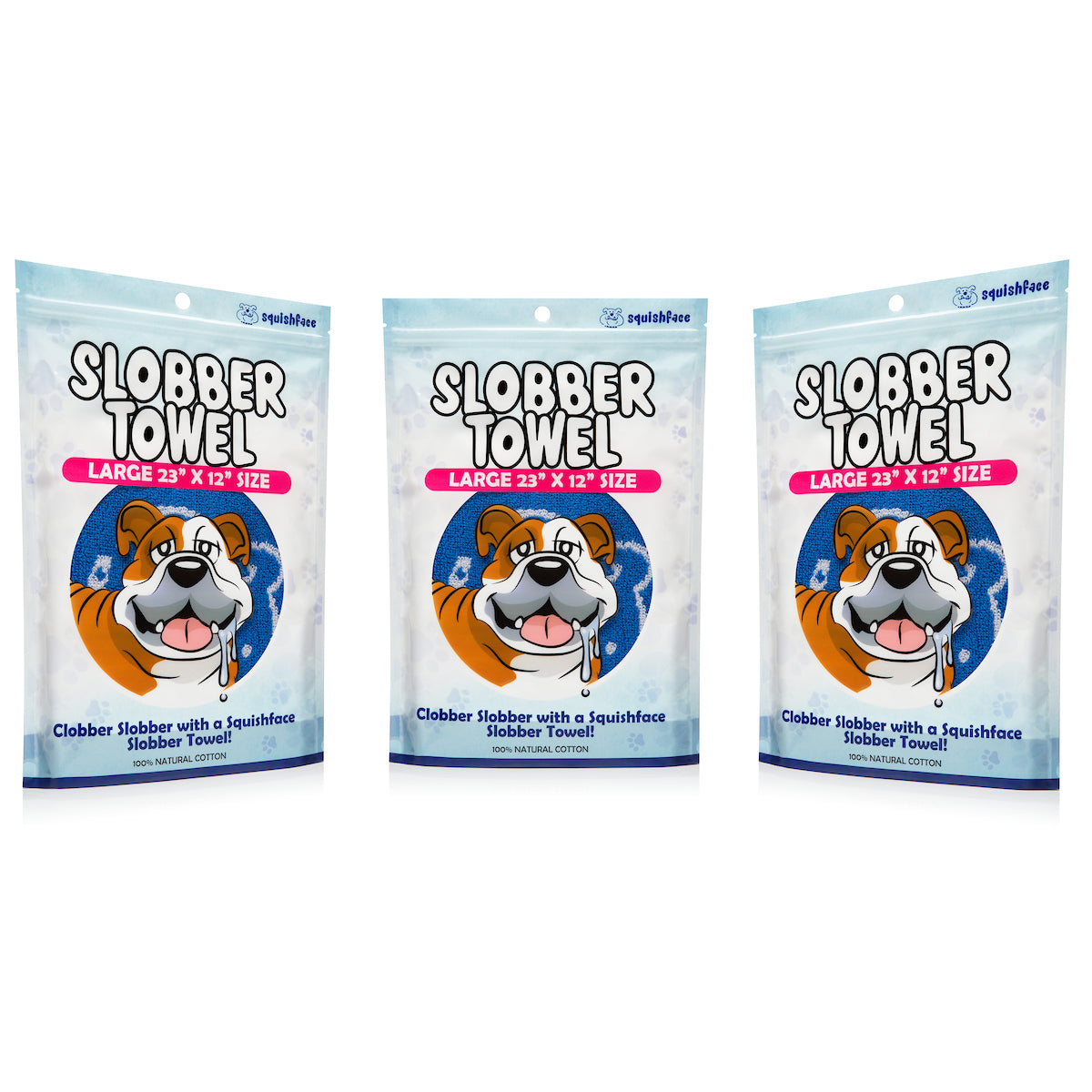Slobber Squishface Slobber Towel – Keep Drool Under Control