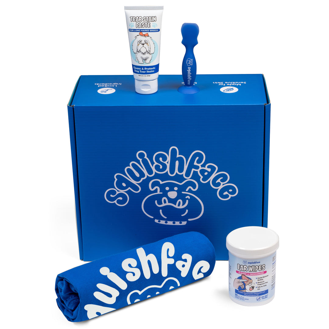 squishface tear stain paste gift set with tshirt