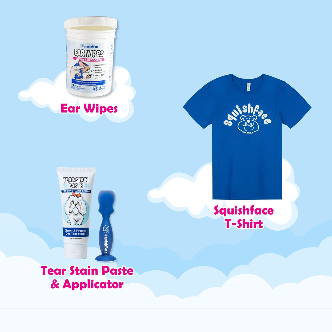 Squishface Tear Stain Paste Gift Set with Tee