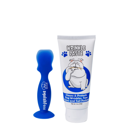 Squishface Wrinkle Paste - Cleans & Protects Dog Wrinkles, Tear Stains and Tail Pockets!