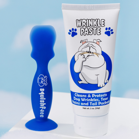 Wrinkle Paste + Applicator Bundle | Complete Dog Wrinkle Care Kit | Squishface